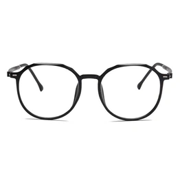 Xstyl by Coolwinks E12B6729 Matte Black Full Frame Round Eyeglasses for Men and Women