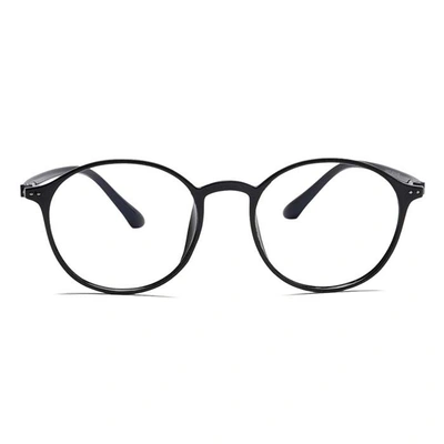 Xstyl by Coolwinks E12B6767 Glossy Black Full Frame Round Eyeglasses for Men and Women