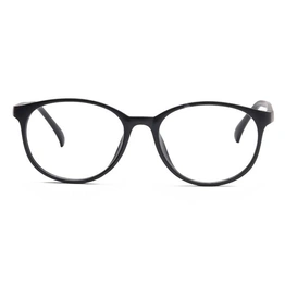 Xstyl by Coolwinks E12C6750 Matte Black Full Frame Round Eyeglasses for Men and Women