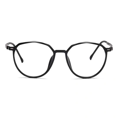 Xstyl by Coolwinks E12C6754 Matte Black Full Frame Round Eyeglasses for Men and Women