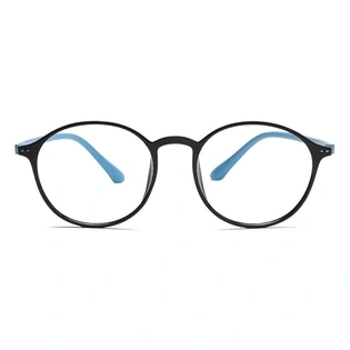 Xstyl by Coolwinks E12C6767 Glossy Black Full Frame Round Eyeglasses for Men and Women