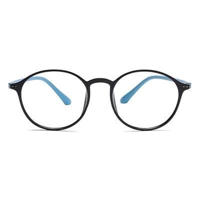 Xstyl by Coolwinks E12C6767 Glossy Black Full Frame Round Eyeglasses for Men and Women