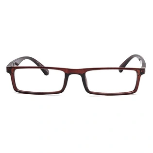 Xstyl by Coolwinks E15A6710 Glossy Brown Full Frame Rectangle Eyeglasses for Men and Women