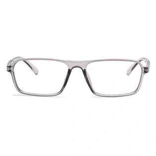 Xstyl by Coolwinks E16B6712 Glossy Grey Full Frame Retro Square Eyeglasses for Men and Women