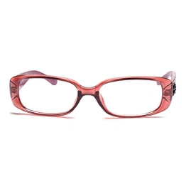 Xstyl by Coolwinks E23C5060 Glossy Pink Full Frame Rectangle Eyeglasses for Women