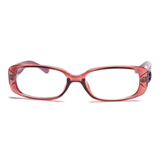 Xstyl by Coolwinks E23C5060 Glossy Pink Full Frame Rectangle Eyeglasses for Women