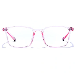 Xstyl by Coolwinks E23A6087 Glossy Pink Full Frame Retro Square Eyeglasses for Women