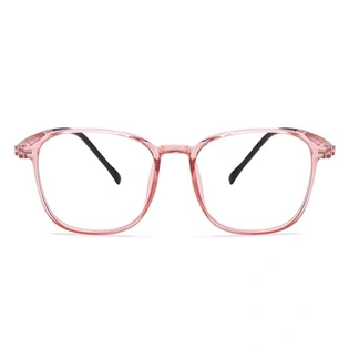 Xstyl by Coolwinks E23A6731 Glossy Pink Full Frame Retro Square Eyeglasses for Women