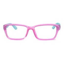 Xstyl by Coolwinks E23D5047 Matte Pink Full Frame Retro Square Eyeglasses for Women