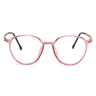 Xstyl by Coolwinks E23B6754 Glossy Pink Full Frame Round Eyeglasses for Women