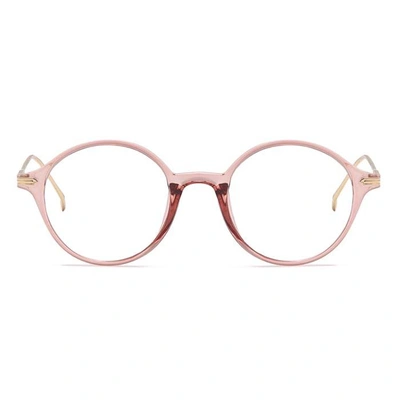 Xstyl by Coolwinks E23C6736 Glossy Pink Full Frame Round Eyeglasses for Women