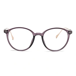 Xstyl by Coolwinks E17C6765 Glossy Purple Full Frame Round Eyeglasses for Women