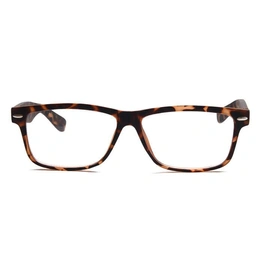 Xstyl by Coolwinks E18D5020 Matte Tortoise Full Frame Retro Square Eyeglasses for Men and Women