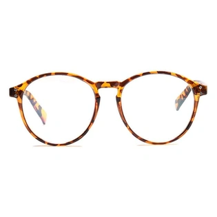 Xstyl by Coolwinks E18D4608 Glossy Tortoise Full Frame Round Eyeglasses for Men and Women