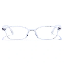 Xstyl by Coolwinks E50A6149 Glossy Transparent Full Frame Rectangle Eyeglasses for Men and Women