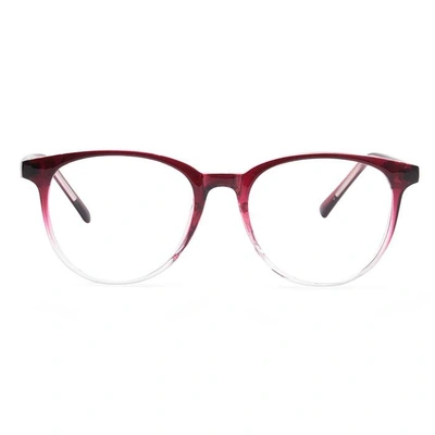 Xstyl by Coolwinks E33A6715 Glossy Wine Full Frame Round Eyeglasses for Men and Women