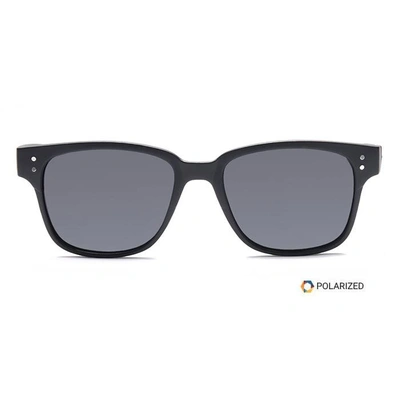 ELITE by Coolwinks S16A5522 Black Polarized Retro Square Sunglasses for Men and Women