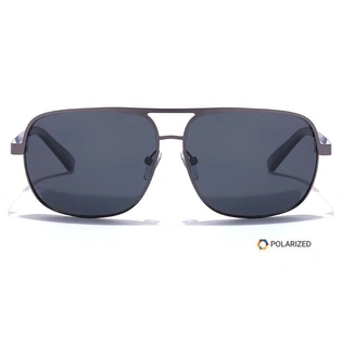 ELITE by Coolwinks S16C5398 Black Polarized Wraparound Sunglasses for Men and Women