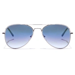 ELITE by Coolwinks S16B5389 Blue Gradient Pilot Sunglasses for Men and Women