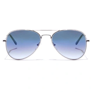 ELITE by Coolwinks S16B5389 Blue Gradient Pilot Sunglasses for Men and Women