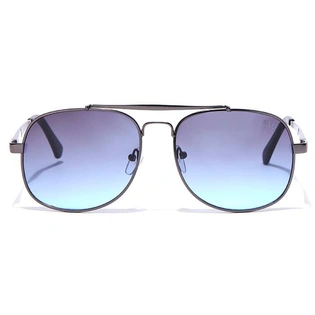 Elite by Coolwinks S20C6460 Blue Gradient Retro Square Sunglasses for Men and Women