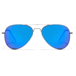 ELITE by Coolwinks S35B5394 Blue Mirror Pilot Sunglasses for Men and Women