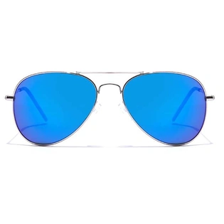 ELITE by Coolwinks S35B5394 Blue Mirror Pilot Sunglasses for Men and Women