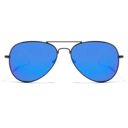 ELITE by Coolwinks S35C5394 Blue Mirror Pilot Sunglasses for Men and Women