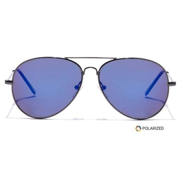 ELITE by Coolwinks S20C5540 Blue Polarized Pilot Sunglasses for Men and Women