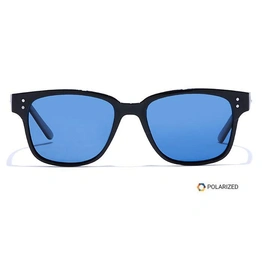 ELITE by Coolwinks S20A5525 Blue Polarized Retro Square Sunglasses for Men and Women