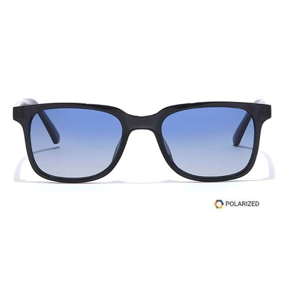 ELITE by Coolwinks S20A5567 Blue Polarized Retro Square Sunglasses for Men and Women