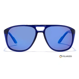 ELITE by Coolwinks S20B5503 Blue Polarized Retro Square Sunglasses for Men and Women