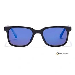 ELITE by Coolwinks S20C5568 Blue Polarized Retro Square Sunglasses for Men and Women