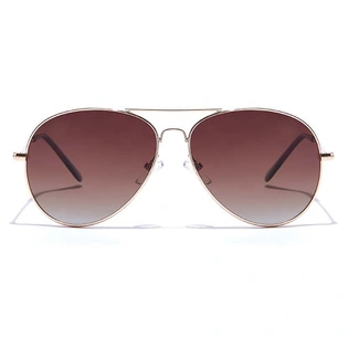 ELITE by Coolwinks S15A5537 Brown Gradient Pilot Sunglasses for Men and Women