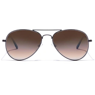 ELITE by Coolwinks S16C5299 Brown Gradient Pilot Sunglasses for Men and Women