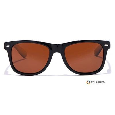 ELITE by Coolwinks S15B5469 Brown Polarized Retro Square Sunglasses for Men and Women