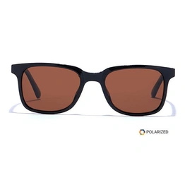 ELITE by Coolwinks S15B5558 Brown Polarized Retro Square Sunglasses for Men and Women