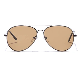 ELITE by Coolwinks S15C5351 Brown Tinted Pilot Sunglasses for Men and Women