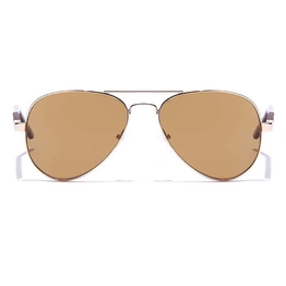 ELITE by Coolwinks S15C5375 Brown Tinted Pilot Sunglasses for Men and Women