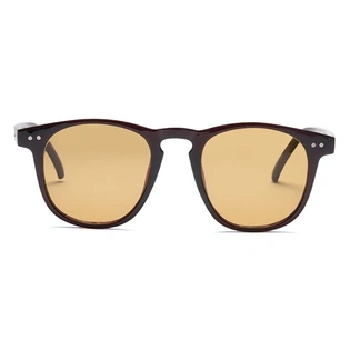 ELITE by Coolwinks S15B5324 Brown Tinted Retro Square Sunglasses for Men and Women