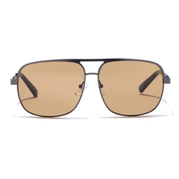 ELITE by Coolwinks S15C5288 Brown Tinted Retro Square Sunglasses for Men and Women