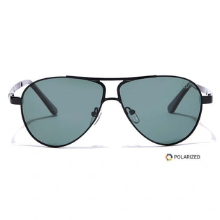 Elite by Coolwinks S35A6492 Green Polarized Pilot Sunglasses for Men and Women