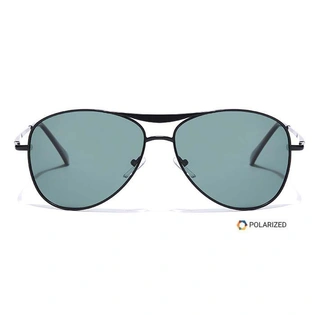 Elite by Coolwinks S35A6496 Green Polarized Pilot Sunglasses for Men and Women