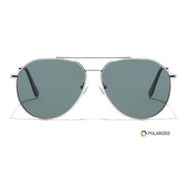 ELITE by Coolwinks S35B5573 Green Polarized Pilot Sunglasses for Men and Women