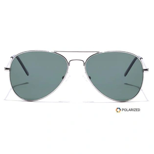 ELITE by Coolwinks S35B5615 Green Polarized Pilot Sunglasses for Men and Women