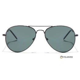 ELITE by Coolwinks S35C5414 Green Polarized Pilot Sunglasses for Men and Women