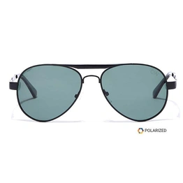 Elite by Coolwinks S35C6425 Green Polarized Pilot Sunglasses for Men and Women