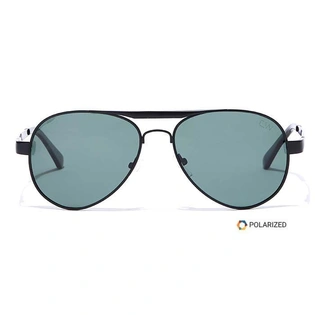 Elite by Coolwinks S35C6425 Green Polarized Pilot Sunglasses for Men and Women