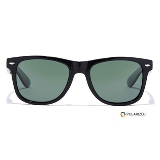 ELITE by Coolwinks S35B5470 Green Polarized Retro Square Sunglasses for Men and Women