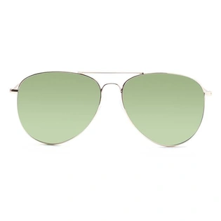 ELITE by Coolwinks S35A5355 Green Tinted Pilot Sunglasses for Men and Women